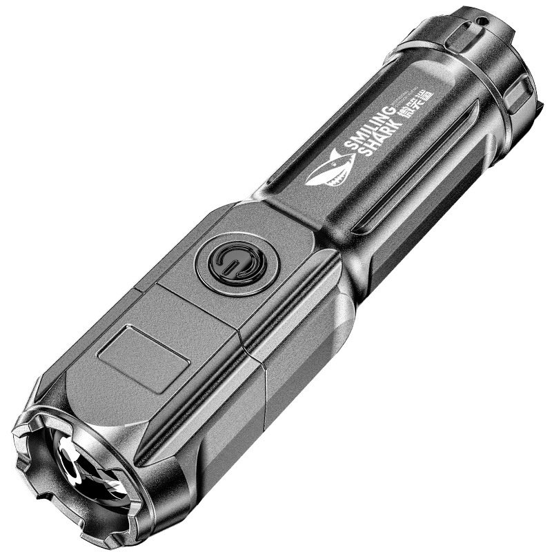 LED Flashlight Adjustable Focus Adjustable Brightness Flash Light ...