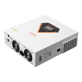 VEVOR Hybrid Solar Inverter, 3000W, All in One Pure Sine Wave Power Inverter Charger, 24V DC to 110/120V AC, with Built-in 100A MPPT Solar Contro