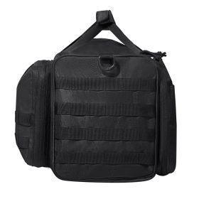 VEVOR Range Bag for 3 Pistols, Tactical Gun Range Bag with 2 Detachable Baffles & 6 Magazines