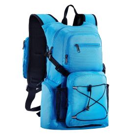 VEVOR Hydration Backpack, 25L Insulated Hydration Pack Backpack with 2L TPU Water Bladder, Hiking Water Backpack with Storage for Men Women (Type: Regular Type, Color: Blue)