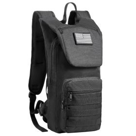 VEVOR Hydration Backpack, Water Backpack with 3L TPU Water Bladder, Tactical Molle Hiking Hydration Pack with Storage for Men Women (Type: Tactical, Color: Black)