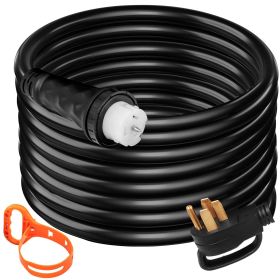 VEVOR 15FT Generator Power Cord 50-Amp 125/250-volt 14-50P to CS6364 Locking Connector (length of line: 15 ft)